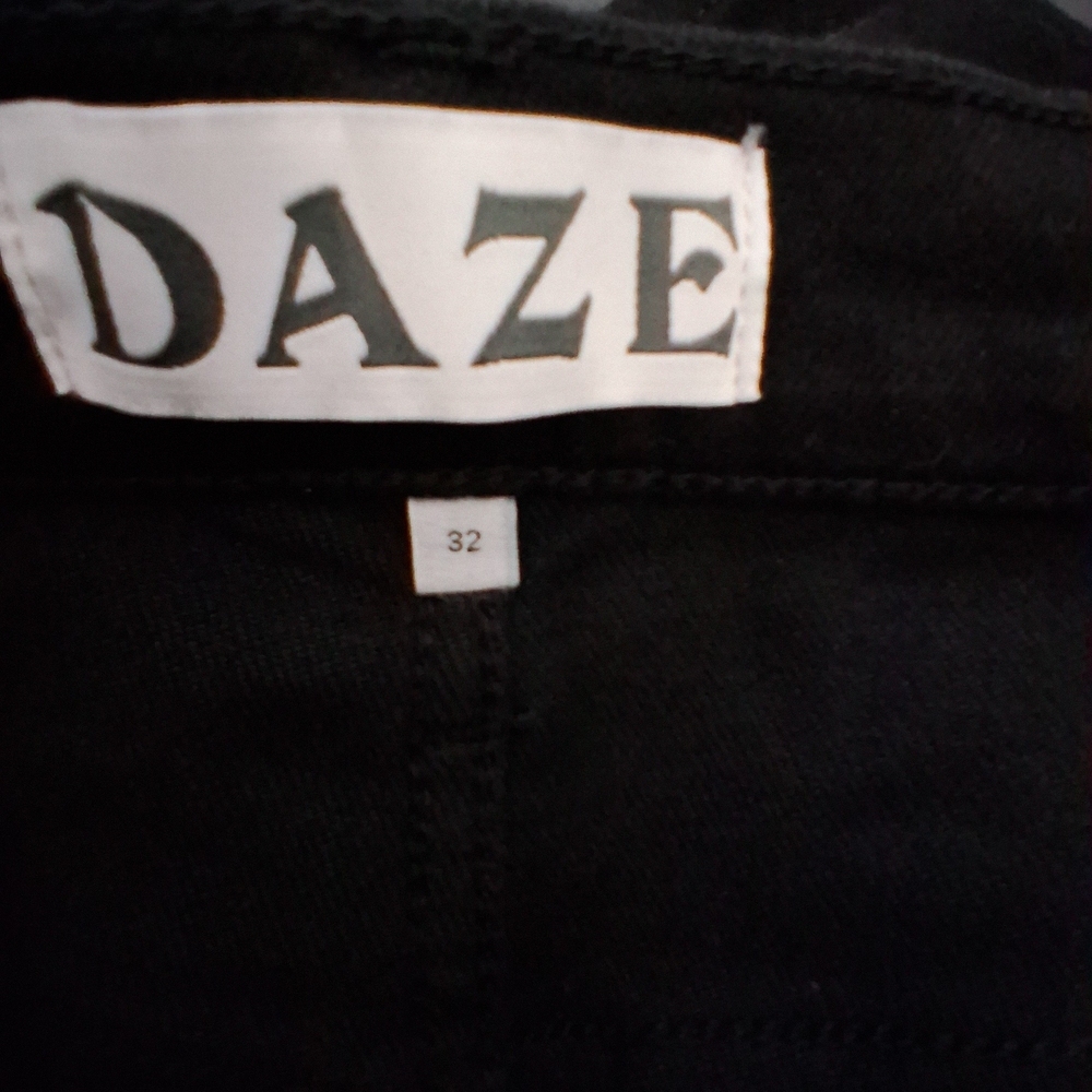 Daze Denim Women's Echo High Rise Wide Leg Jeans Black, Size 32 - Picture 4 of 5